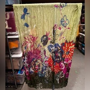 Floral Crinkled Scarf - new